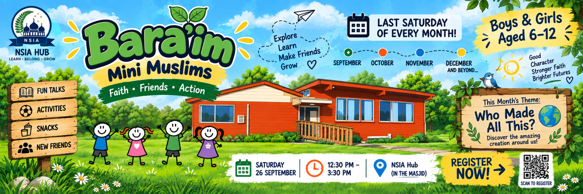 Brai'm - Mini Muslim program (Boys & Girls 6 - 12 years old)