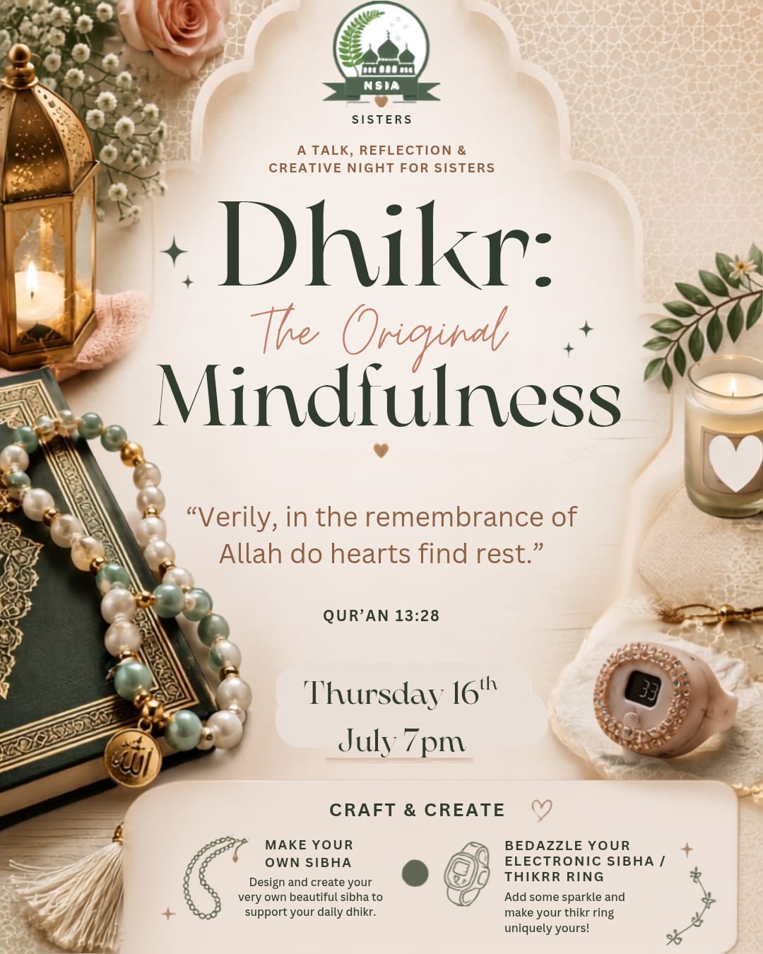 xplore how dhikr and adhkar nurture the heart, calm the mind, and strengthen our connection with Allah